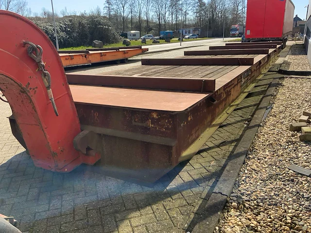 1989 sisu tr-160al2 4x4 / 2800 terminal trekker met zwaarlast oplegger - afbeelding 17 van  31