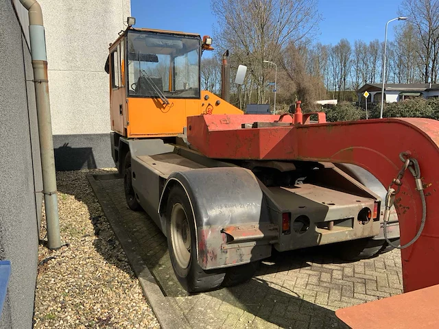 1989 sisu tr-160al2 4x4 / 2800 terminal trekker met zwaarlast oplegger - afbeelding 26 van  31