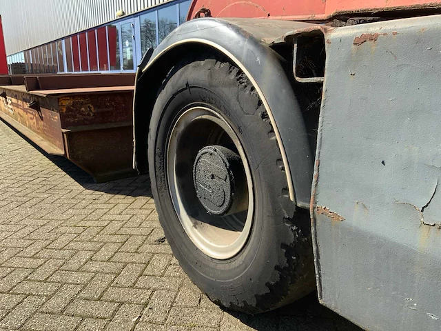 1989 sisu tr-160al2 4x4 / 2800 terminal trekker met zwaarlast oplegger - afbeelding 31 van  31