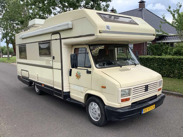 1990 - peugeot - j5 tabbert ffb - camper - afbeelding 12 van  19
