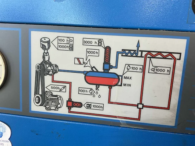 1990 airpress ks 10 schroefcompressor - afbeelding 5 van  8