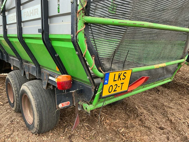 1990 deutz-fahr k560 opraapwagen - afbeelding 8 van  23