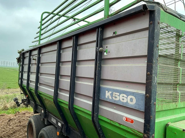 1990 deutz-fahr k560 opraapwagen - afbeelding 4 van  23