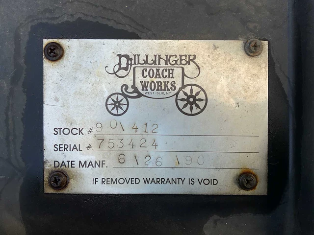 1990 dillinger lincoln towncar limosine personenauto - afbeelding 33 van  39
