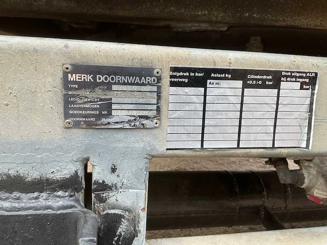 1990 doornwaard d8000sa aanhangwagen - afbeelding 21 van  29
