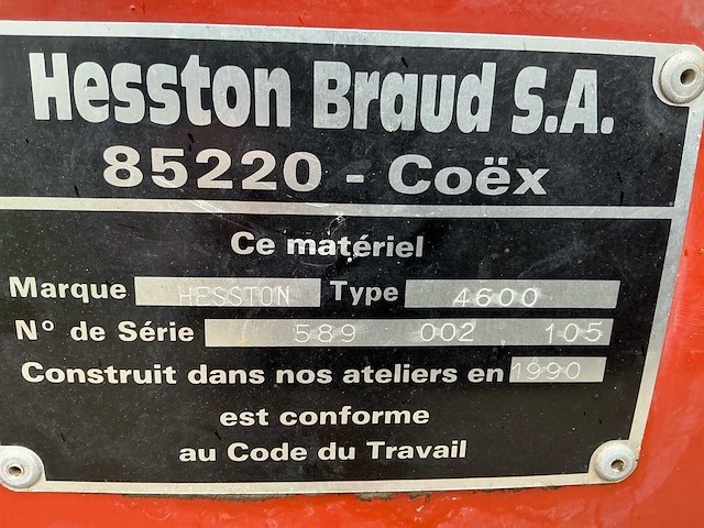 1990 fiatagri 4600 balenpers - afbeelding 29 van  38