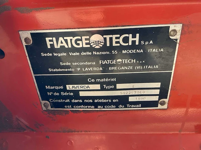 1990 fiatagri laverda 3750 maaidorser - afbeelding 51 van  61