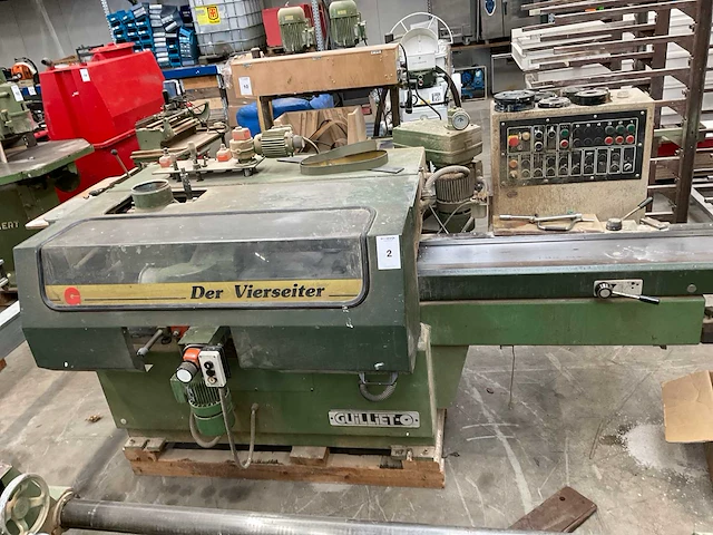 1990 guilliet kxr 21 vierzijdige profileer- en schaafmachine - afbeelding 12 van  19