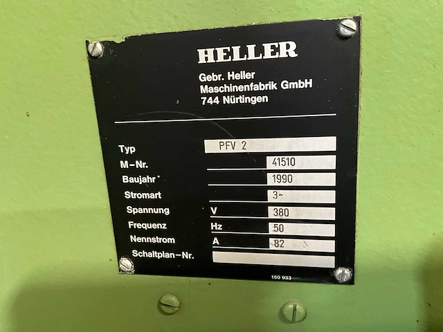 1990 heller pfv2 freesmachine - afbeelding 3 van  17