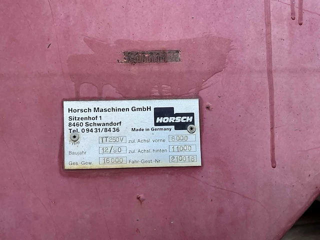 1990 horsch 9600d zelfrijdende mesttank - afbeelding 39 van  39