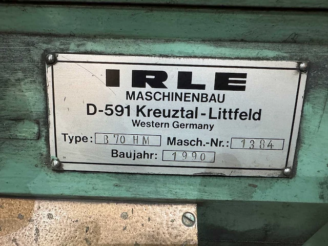 1990 irle b70hm ringvormer met div accessoires - afbeelding 6 van  12