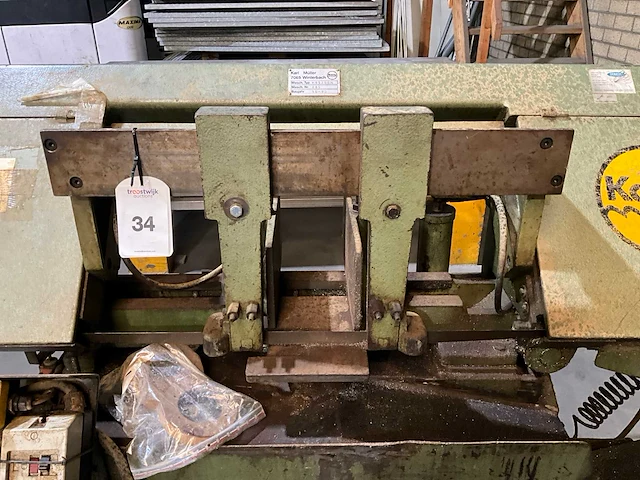 1990 karl müller hbs 260 n metalen horizontale bandzaagmachine - afbeelding 3 van  9