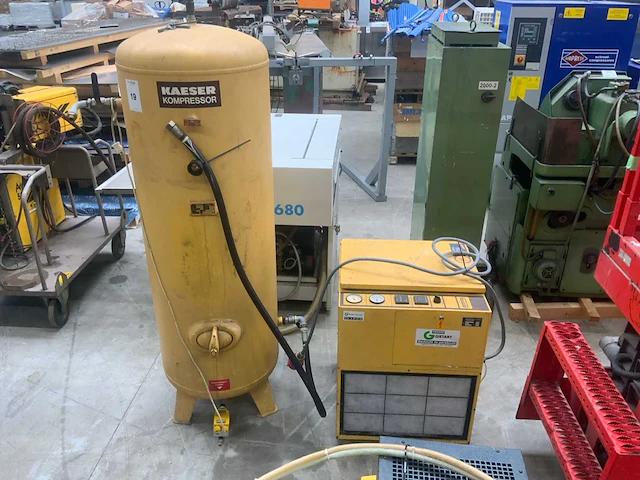 1990 keaser sm 11 schroefcompressor - afbeelding 1 van  12