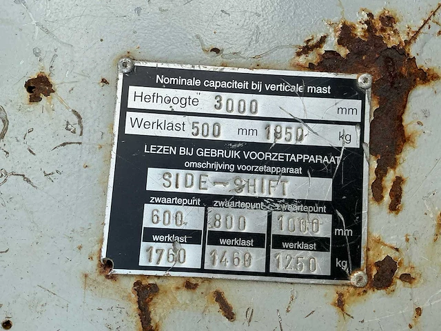 1990 komatsu fb20g-3 vorkheftruck - afbeelding 16 van  23
