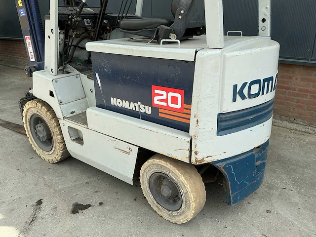 1990 komatsu fb20g-3 vorkheftruck - afbeelding 20 van  23