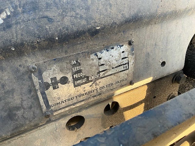 1990 komatsu fg15-15 vorkheftruck - afbeelding 11 van  19