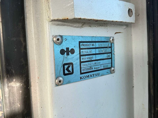 1990 komatsu pc120 rupsgraafmachine - afbeelding 18 van  26
