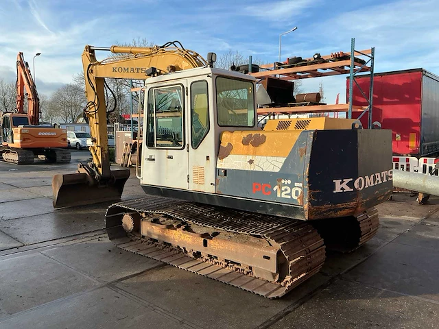 1990 komatsu pc120 rupsgraafmachine - afbeelding 21 van  26
