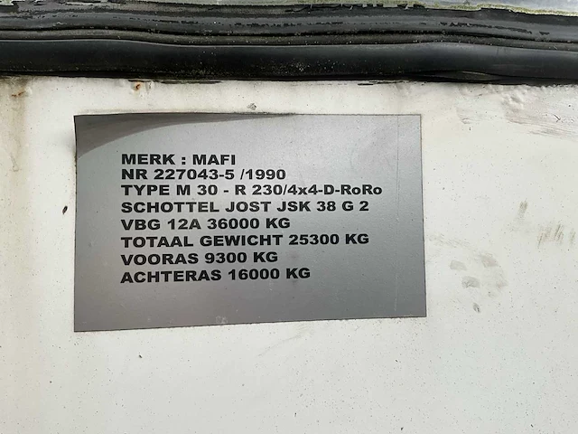 1990 mafi r230/4x4-droro terminal trekker - afbeelding 22 van  26