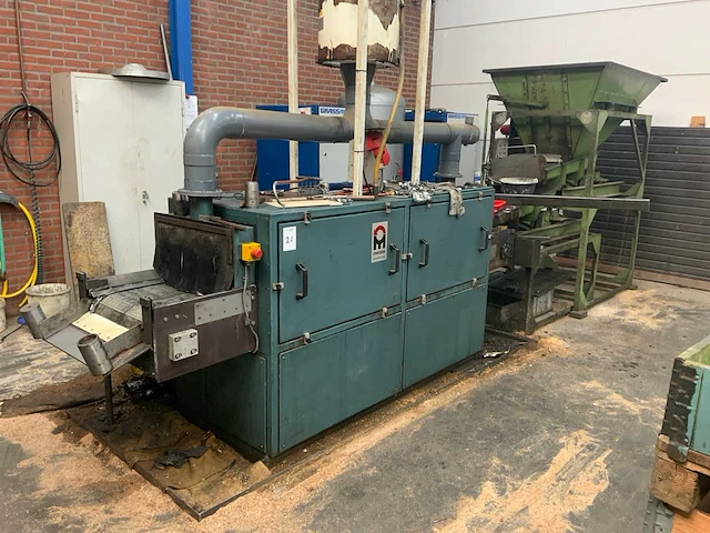 1990 metalas materiaal reinigingstunnel - afbeelding 1 van  14