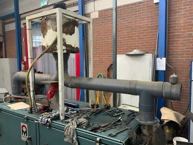 1990 metalas materiaal reinigingstunnel - afbeelding 12 van  14
