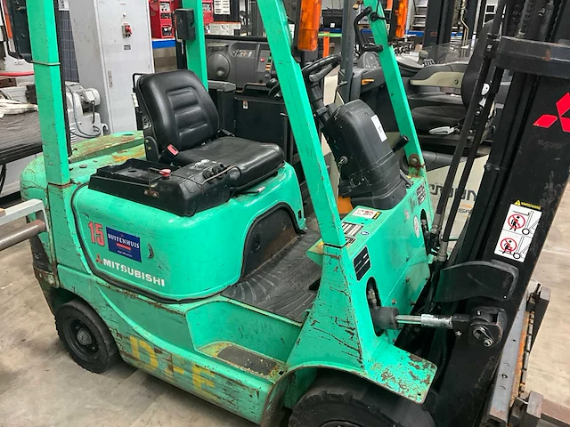 1990 mitsubishi fd15k vorkheftruck - afbeelding 2 van  25