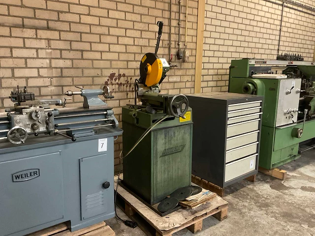 1990 omes mec-300s afkortcirkelzaagmachine - afbeelding 5 van  12