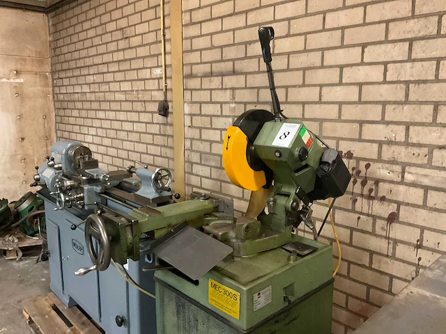 1990 omes mec-300s afkortcirkelzaagmachine - afbeelding 6 van  12