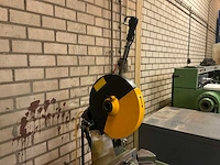1990 omes mec-300s afkortcirkelzaagmachine - afbeelding 8 van  12