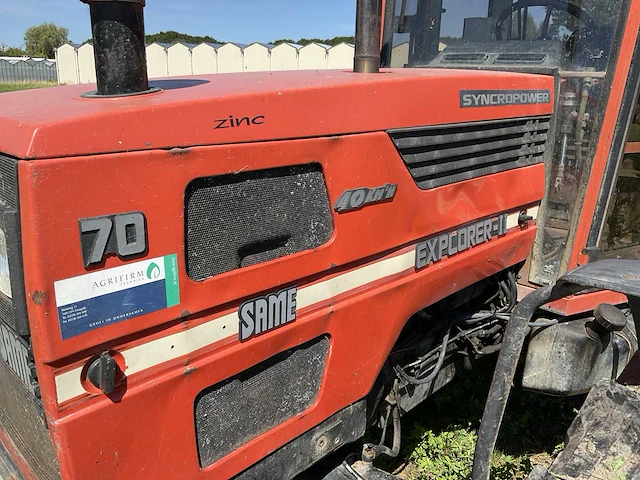 1990 same explorer-ii 70 vierwielaangedreven landbouwtractor - afbeelding 2 van  34
