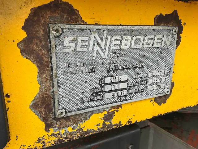 1990 sennebogen sm13 banden graafmachine - afbeelding 31 van  31