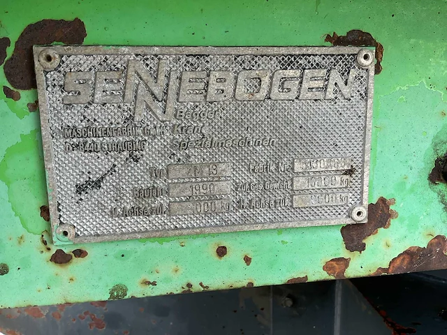 1990 sennebogen zm 13 mobiele kraan - afbeelding 10 van  18