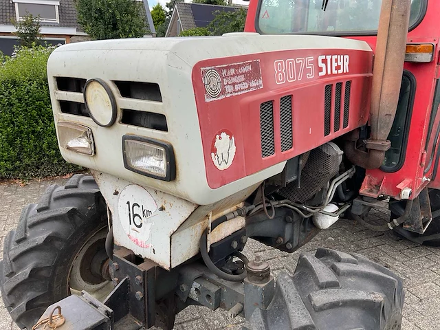 1990 steyr 8075 smalspoortractor - afbeelding 30 van  30