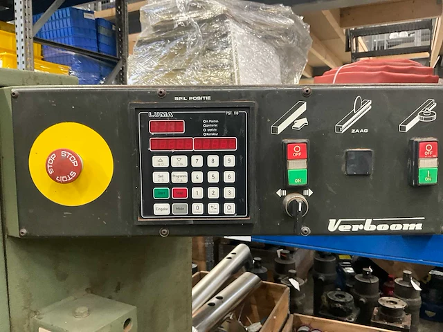1990 verboom windowmatic 3716-52 kozijnen profileermachine - afbeelding 12 van  12