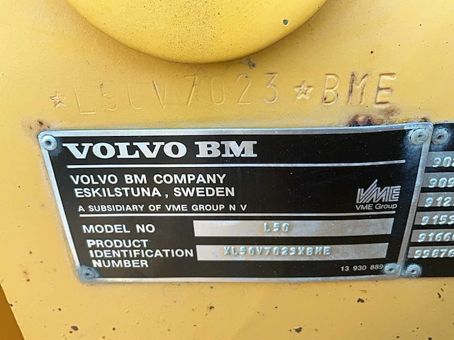 1990 volvo bm l50 shovel - afbeelding 24 van  30