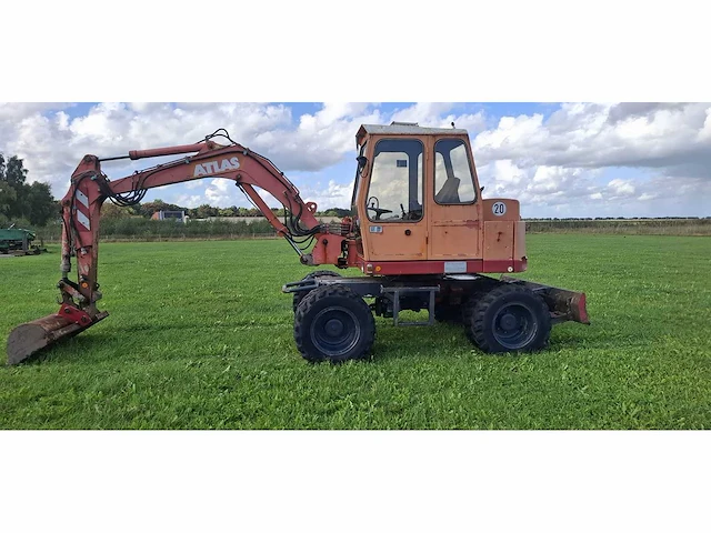 1991 atlas 1004 banden graafmachine - afbeelding 23 van  33