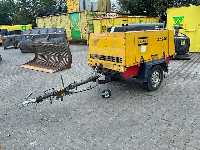 1991 atlas copco xas55 schroefcompressor - afbeelding 1 van  14