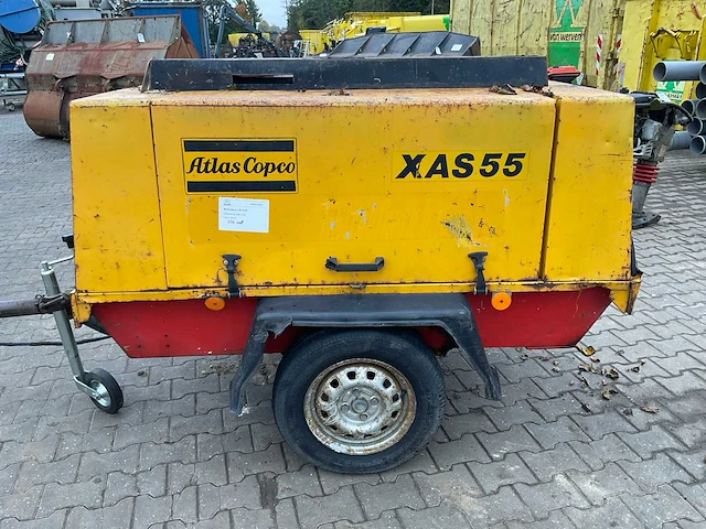 1991 atlas copco xas55 schroefcompressor - afbeelding 7 van  14