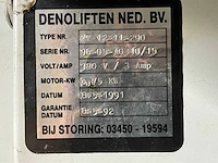 1991 denocard ft 12-11-290 paternosterkast - afbeelding 5 van  5