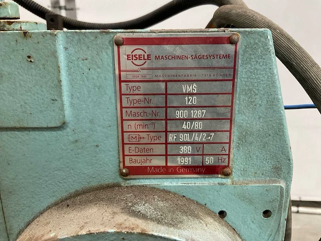 1991 eisele vms zaagmachine - afbeelding 4 van  12