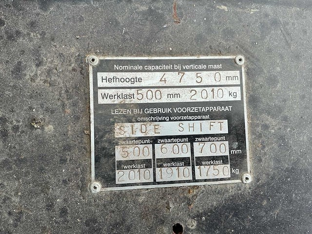 1991 hyster 2.50xlx vorkheftruck - afbeelding 16 van  35