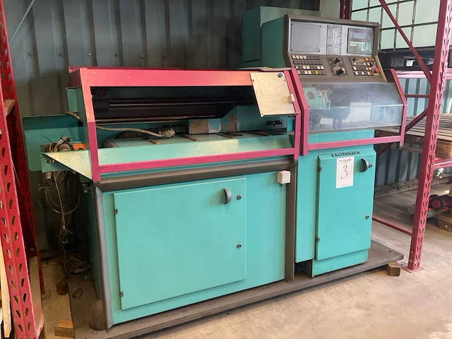 1991 kaltenbach rks 450 afkortcirkelzaagmachine - afbeelding 1 van  12