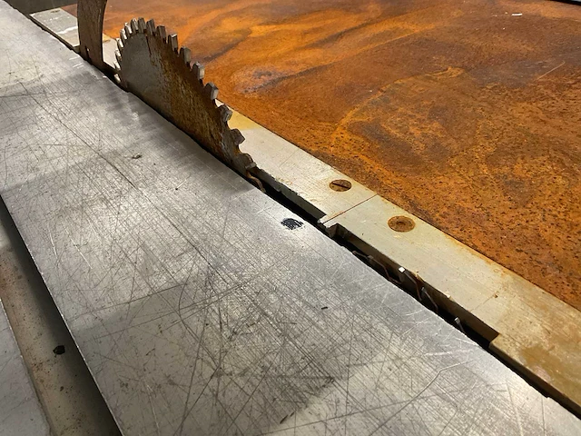 1991 lazzari juno 3000i formaatcirkelzaagmachine - afbeelding 8 van  9