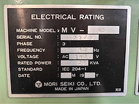1991 mori seiki mv-40b cnc universeel machinecentrum - afbeelding 8 van  16