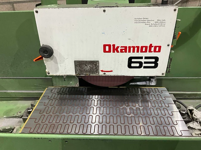1991 okamato psg 63 vlakslijpmachine - afbeelding 4 van  8