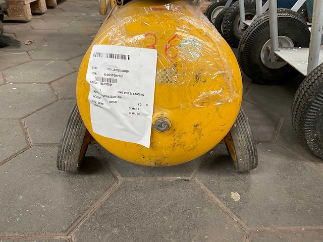 1991 schneider profimaater 255-40 luchtcompressor - afbeelding 7 van  9