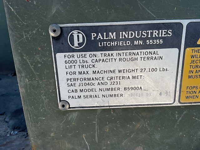 1991 skytrack 6000m verreiker - afbeelding 19 van  19