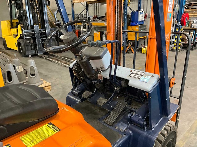 1991 toyota 42 5fgf 14 vorkheftruck - afbeelding 5 van  17