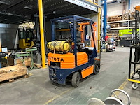 1991 toyota 42 5fgf 14 vorkheftruck - afbeelding 13 van  17