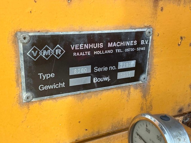 1991 veenhuis 8000 mesttank - afbeelding 14 van  21